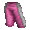 Silver-Pink Warmup Pants - virtual item (Questing)
