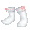 Candy Pink Sweet Lace Knee Socks - virtual item (questing)