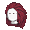 Girl's Braided Red (Dark) - virtual item (questing)