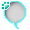 [Animal] Teal Glow Mood Bubble Accessory - virtual item (wanted)