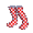 Red Checkered Stockings - virtual item (Questing)