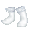 Pure White Sweet Lace Knee Socks - virtual item (questing)