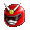 G-Team Ranger Red Helmet - virtual item (Questing)