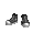 Gray SKA shoes - virtual item (Donated)