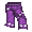 Purple Sweetheart Pants - virtual item (questing)