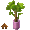 Purple Potted Island Palm - virtual item (Wanted)