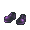 Violet Chess Shoes - virtual item (Donated)