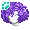 Gaia Item: [Animal] Loose Afro Curl Purple (Dark)