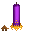 Purple Candle - virtual item (Questing)