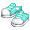 Teal Lowtoppies - virtual item (questing)