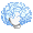 Girl's Loose Afro Curl Blue (Lite) - virtual item (Questing)