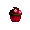 Sweet Dark Chocolate Raspberry Cupcake - virtual item