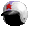SuperStar Purple Stripe Helmet - virtual item (Questing)