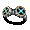 X_X Blue Raving Goggles - virtual item (Bought)