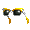 Yellow Propped-up Shades - virtual item (Questing)