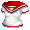 Red Summer Serafuku Shirt - virtual item (Questing)