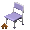 Violet Steel Chair - virtual item (wanted)