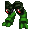 Green E-Corp Trooper Cyber Legs - virtual item