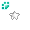 [Animal] Basic White Star Hairpin - virtual item