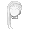 Girl's Sleek Dual Length White (Lite) - virtual item (Questing)