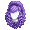Girl's Hime Purple (Dark) - virtual item (questing)