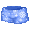 Blue Snowflake Boxers - virtual item (Questing)