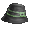 Green Buckle Trench Hat - virtual item (Questing)