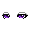 Distracted Eyes Purple - virtual item (questing)