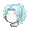 Girl's Wavy Curls Teal (Lite) - virtual item (questing)