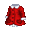Red Warm Hearts Coat - virtual item (questing)