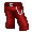Red Juvenile Delinquent Pants - virtual item