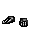 Black Skeleton Shoes - virtual item (Questing)