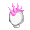 Guy's Liberty Spikes Pink (Dark) - virtual item (questing)