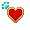 [Animal] Red Heart-shaped Cookie