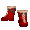 Red Valenki Boots - virtual item