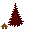 Medium Red Holiday Tree