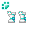 [Animal] Blue Sci-fi Boots - virtual item (Wanted)