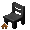 Basic Black Chair - virtual item (Questing)
