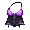 Black and Purple Satin Lingerie - virtual item (Wanted)