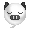 White Sleepy Piggy Mood Bubble - virtual item ()