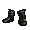 Dark Green Overton Leather Boots - virtual item