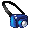 Blue Camera with Strap - virtual item