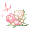 Peach and Pink Floweret Branch - virtual item (questing)