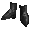 Black Musketeer Boots - virtual item (Questing)