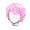 Girl's Wet Curl Pink (Lite) - virtual item (questing)