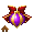 Purple Ribbon Ornament - virtual item (Questing)