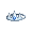 Silver Tiara with Sapphire