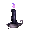 Purple Geist Black Candle - virtual item