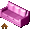 Pink Leather Sofa - virtual item (Bought)