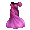 Christian Siriano's Pink Flow Dress - virtual item (Donated)